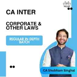 New CA Inter | Corporate & Other Laws | Regular In…